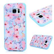 S7 Edge Case,Samsung Galaxy S7 Edge Case - Shockproof TPU Rubber Skin Gel Bumper Case 3D Basso-relievo Cute Colorful... N27