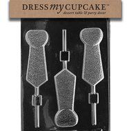 Dress My Cupcake DMCC197 Chocolate Candy Mold, Bow Package, Christmas N18