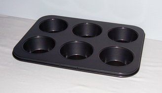 6 Cavity Nonstick Large Texas Muffin Pan by chefgadget
