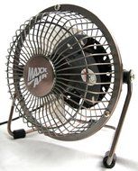 MaxxAir HVDF4 High Velocity 4-Inch Metal 5V Desk Fan with 4 Aluminum Blades N3