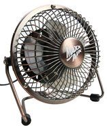 MaxxAir HVDF4 High Velocity 4-Inch Metal 5V Desk Fan with 4 Aluminum Blades N4