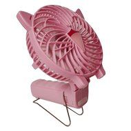 LifBetter Portable Foldable Hand Held Rechargeable USB Mini Fan for PC Desk Table Outdoor Travel (Pink), Powered... N4