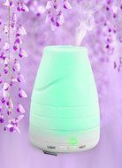 Global-store Essential Oil Diffuser Humidifier 100ml Aroma Ultrasonic Diffuser Cool Mist Humidifier for Home,... N5