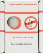 Hydrosorbent Silica Gel Dehumidifier 200 Gram Reuseable - 2 pack N2