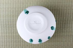 Goodwei Premium Matcha Tea Set "Suiteki" - Ceremonial Bowl Chawan, Whisk and Holder - Gift Box (80) N3