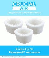 3 Honeywell HAC-504AW Humidifier Filter; Fits Honeywell HCM-600, HCM-710, HCM-300T &amp; HCM-315T; Compare to Part...