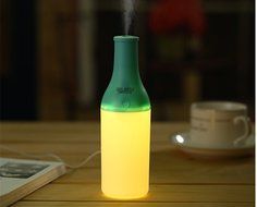 Missley usb Budweiser Humidifier Night light Small size for office living room car (Purple) N10
