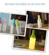 Missley usb Budweiser Humidifier Night light Small size for office living room car (Purple) N11