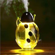 Portable Ultrasonic Humidifier Cartoon Beetle 360 degree rotation Skin Replenishment 260ML Mini USB Air Freshener...