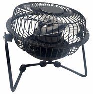 LavoHome 4&quot; Mini Fan High Velocity Personal Office Fan Black Electric Table Fan Compact Design N2
