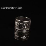 IBobo 4/6Pcs Fashion Women Silver Vintage Jewelry Punk Carve Flower Ring set N3