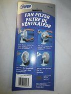 SUPER OSCILLATING FAN FILTER FOR 12" TO 16" FANS 5 PACKS N2