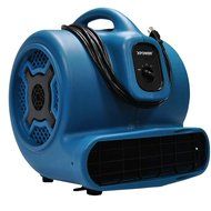 XPOWER P-830 1 HP 3600 CFM 3 Speeds Professional Air Mover Careprt Dryer Floor Fan - Blue N4