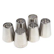Cake Decorating Piping Tips 15 Pcs Stainless Steel Russian Tulip Icing Piping Kit Nozzles Cake Decoration Tips...