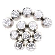 Cake Decorating Piping Tips 15 Pcs Stainless Steel Russian Tulip Icing Piping Kit Nozzles Cake Decoration Tips... N2