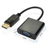 Spritech(TM) Lightweigh Displayport-to-VGA Cable Adapter for Laptop Desktop Computers Television Projector Display N3