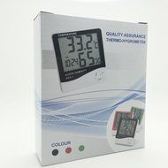 Blingkingdom - Digital Indoor Temperature and Humidity Meter with Alarm Clock Hygrometer for Room or Car N3