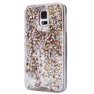 Galaxy S5 Case,Galaxy S5 Liquid Cover,PHEZEN Christmas Tree Santa Claus Design Cool Quicksand Moving Stars Bling... N42