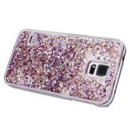 Galaxy S5 Case,Galaxy S5 Liquid Cover,PHEZEN Christmas Tree Santa Claus Design Cool Quicksand Moving Stars Bling... N43