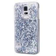 Galaxy S5 Case,Galaxy S5 Liquid Cover,PHEZEN Christmas Tree Santa Claus Design Cool Quicksand Moving Stars Bling... N44
