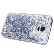 Galaxy S5 Case,Galaxy S5 Liquid Cover,PHEZEN Christmas Tree Santa Claus Design Cool Quicksand Moving Stars Bling... N45