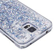 Galaxy S5 Case,Galaxy S5 Liquid Cover,PHEZEN Christmas Tree Santa Claus Design Cool Quicksand Moving Stars Bling... N46