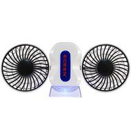 ECEEN Mini Personal Couples Fan Handheld Folding 350 Degree Rotating Dual Head Fan Portable Powered by Battery... N22