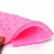 UR Bakeware Silicone Sculpted Flower Lace Mould Candy Jello 3D Cake Mold