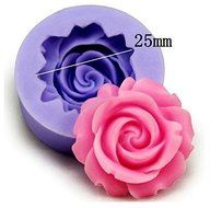 HUAL Great Rose Modeling Fondant Cake Baking Mold (01)