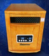 New Diva Tranquility 1500 Watts Vintage Style Infrared Portable Space Heater with Remote Control N6