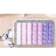 EVTECH(TM) Universal Car Smart Key Chain Leather Holder Cover Case Fob Remote 3D Handmade Luxury Shining Glitter... N7