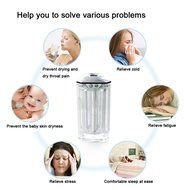 Ultrasonic USB air /Mist Humidifier,Crystal multi-light Humidifier (Fashion silver) N8