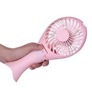 USB Mini Fan Foldable Handheld Portable (pink) N9