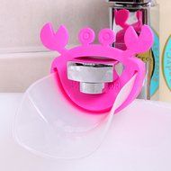 KAKA(TM) Kids Children Baby Washing Hands Water Faucet Extender Cute Animal Water Chute Extender Blue N14
