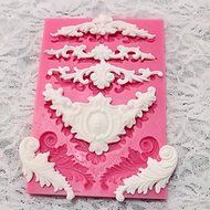 Sher European Relief Lace Mold Fondant Cake Molds Soap Chocolate Mould For The Kitchen Baking N2