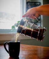 Gourmet 1 Liter Gold French Press Coffee Brewer with Spiral Design N2