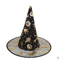 KAKA(TM) Kids Children [Halloween Costume] Witch Hat Cosplay Performance Show Costume Props - Colorful N6