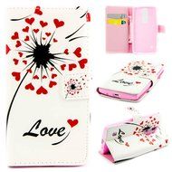 LG Leon/LG Tribute 2 LS665 Case-Yaheeda Pu Leather Wallet Flip Open Pocket ID Card Holder Slots Case Pouch Cover... N26