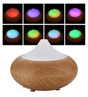 Mini Ultrasonic Humidifiers Aromatherapy Essential Oil Diffuser (100ml, light wood grain) N9
