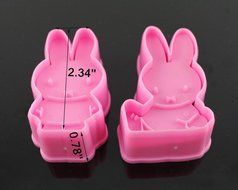 1 Set Cute Rubbit Miffy Design Baking Cookie Fondant Cake SugarCraft Biscuit Chocolate Clays DIY Modelling Paste... N2