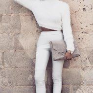 Blouse,BeautyVan Women Long-sleeved High-necked Shirt Umbilical Bottomed Plush Blouse (One Size, Gray) N5
