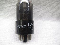 ONE ,,TUNGSOL 6SL7 GT VERY LOW NOISE NOS Well-Balanced in Gm &amp; Ip