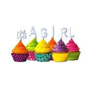 It&#039;s a Girl Cupcake Topper Party Favors Baby shower Glitter chartreuse N5
