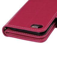 Badalink iPhone 7 Wallet Case (4.7") 9 Card Slots Plastic Mirror Flip Stand Case Embossed Flower Girl PU Leather... N42