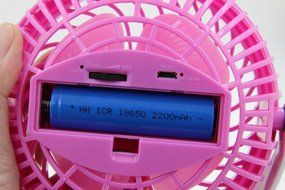 Taousa 70240 5-inch Vanes Portable Mini Clip-on Rechargeable Fan Outdoor Cooling Fan, Battery / USB Powered, Adjustable... N2