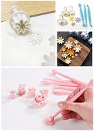 Joiedomi 51 Pieces Cake Icing and Decorating Kit Including 12 Stainless Steel Icing Tips, 25 Disposable Decorating...