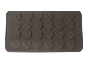 10 Cavity Heart Cake Silicone Mold Chocolate Candy Baking Mould