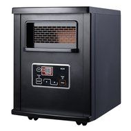 Electric Portable Infrared Quartz Space Heater Remote Black (Goplus 1800 Sq. Ft) N2