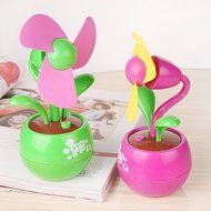 USfafa Portable Usb Cable Flower Shape Table Desk Fan Mini Fan For Laptop/Pc Powered By Netbook, Computer And... N4