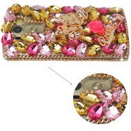 LG G5 Case, LG G5 Bling Case-Spritech(TM) 3D Handmade Colorful Diamond Bling with Butterfly Flower Decoration... N34